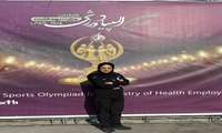 کسب دو مدال طلای شنا توسط خانم رکسانا ارغده در مسابقات چهارمین المپیاد ورزشی کارکنان وزارت بهداشت در ساری
